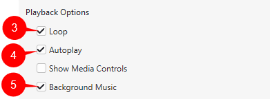 more options to control background music