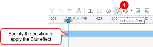 Apply blur effect to video