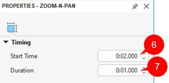 Timing section of zoom-n-pan
