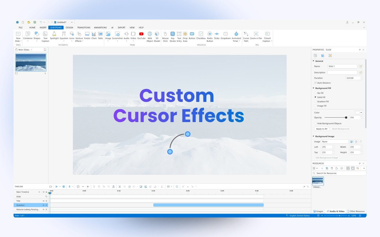 How to Record Screen with Custom Cursor Effects in ActivePresenter 10