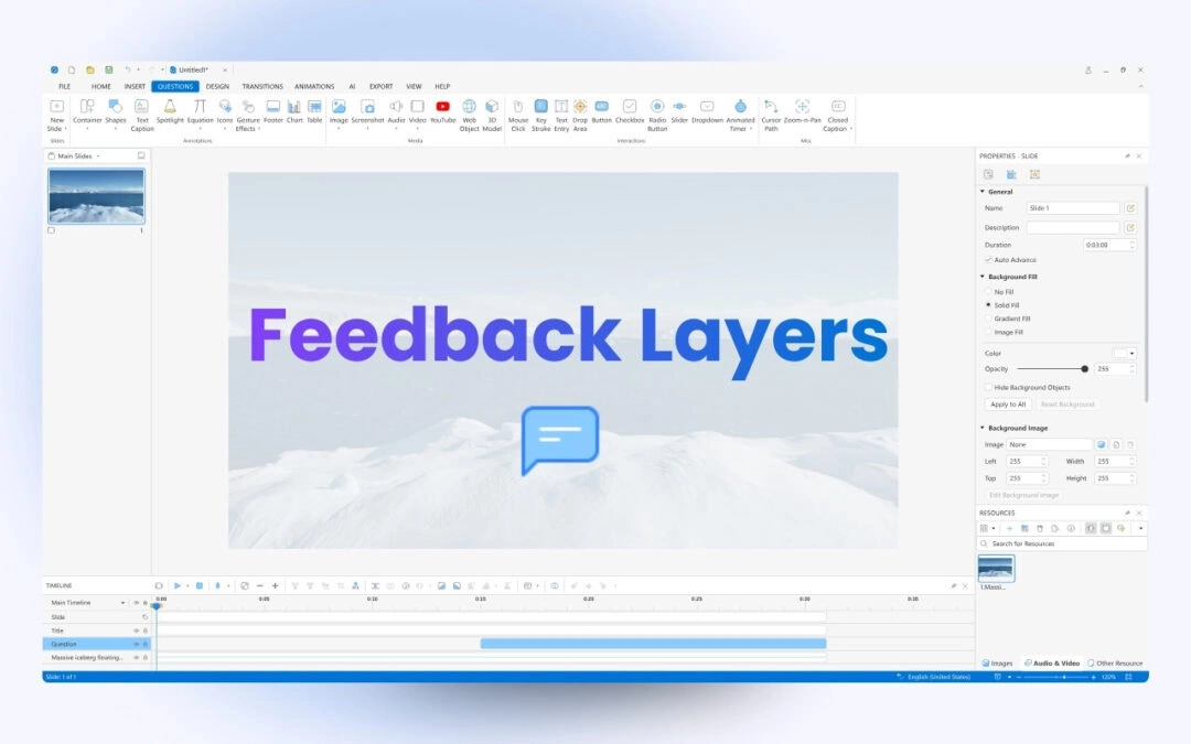 How to Work with Feedback Layers in ActivePresenter 10
