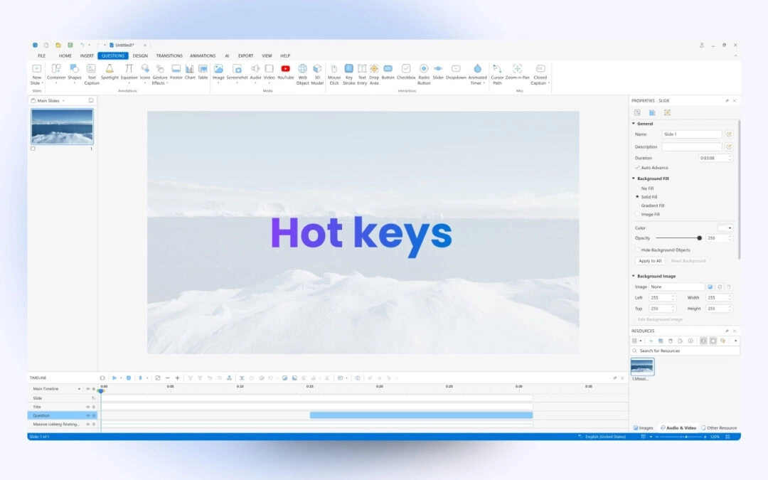 How to Customize Hotkeys in ActivePresenter 10