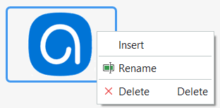 insert-rename-delete object