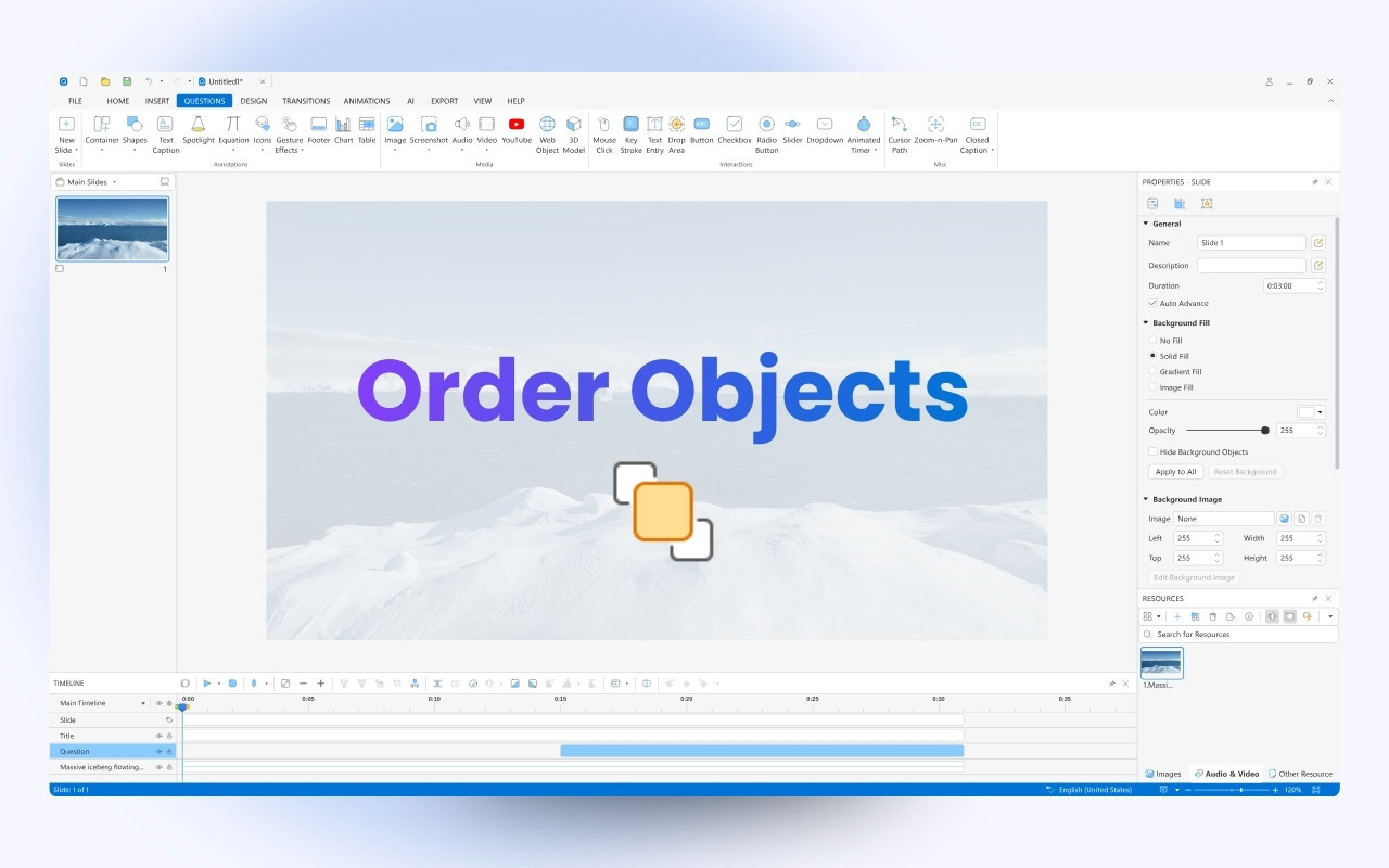 How to Order Objects in ActivePresenter 10 - Atomi Systems, Inc.