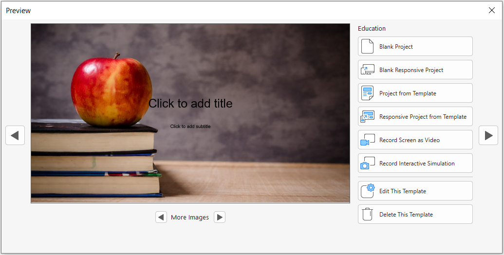 preview slide template