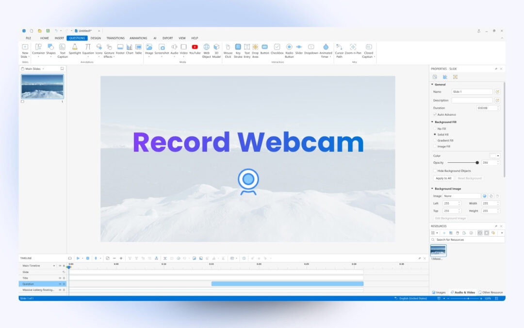 How to Record Screen and Webcam in ActivePresenter 10
