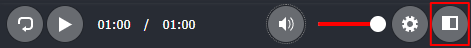 Customize HTML5 Player Settings > Show/Hide Side Bar