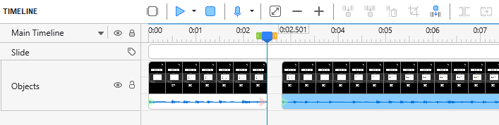 video after being split