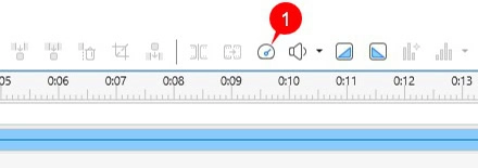 change playback speed feature in timeline pane