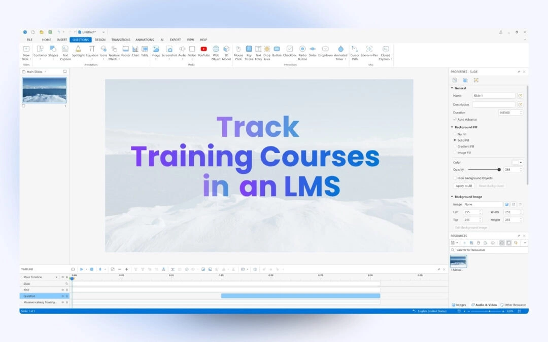 Track Training Courses in an LMS with ActivePresenter