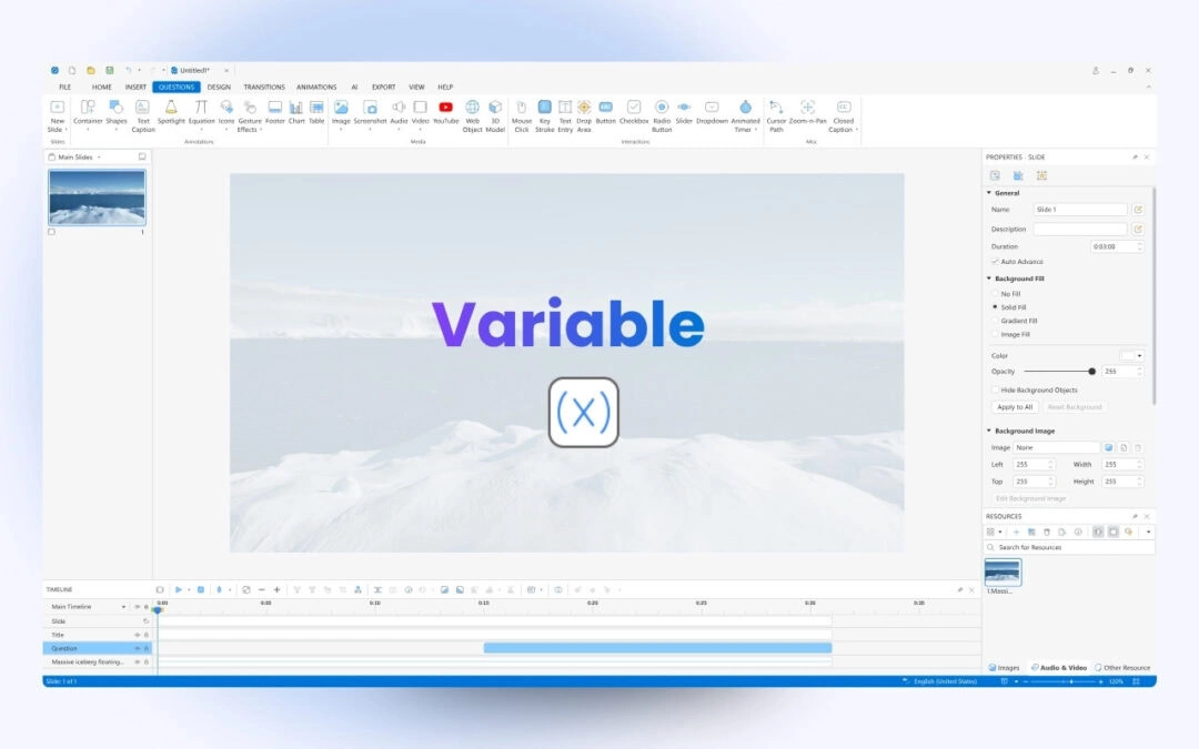 What is Variable in ActivePresenter 10?