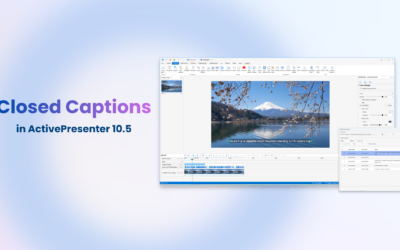 Closed Captions in ActivePresenter 10.5 (2026): Cut Editing Time by X3 with Pro Caption Controls & Styles