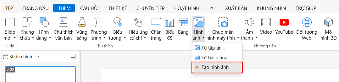 Tạo hình ảnh