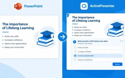How to Turn Static PowerPoint Slides into an Interactive eLearning Course with ActivePresenter 10
