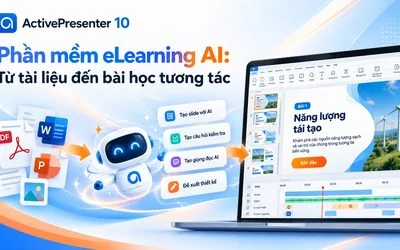 Phần mềm eLearning AI: Từ tài liệu đến bài học tương tác