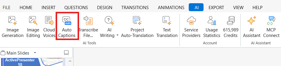 Auto Captions